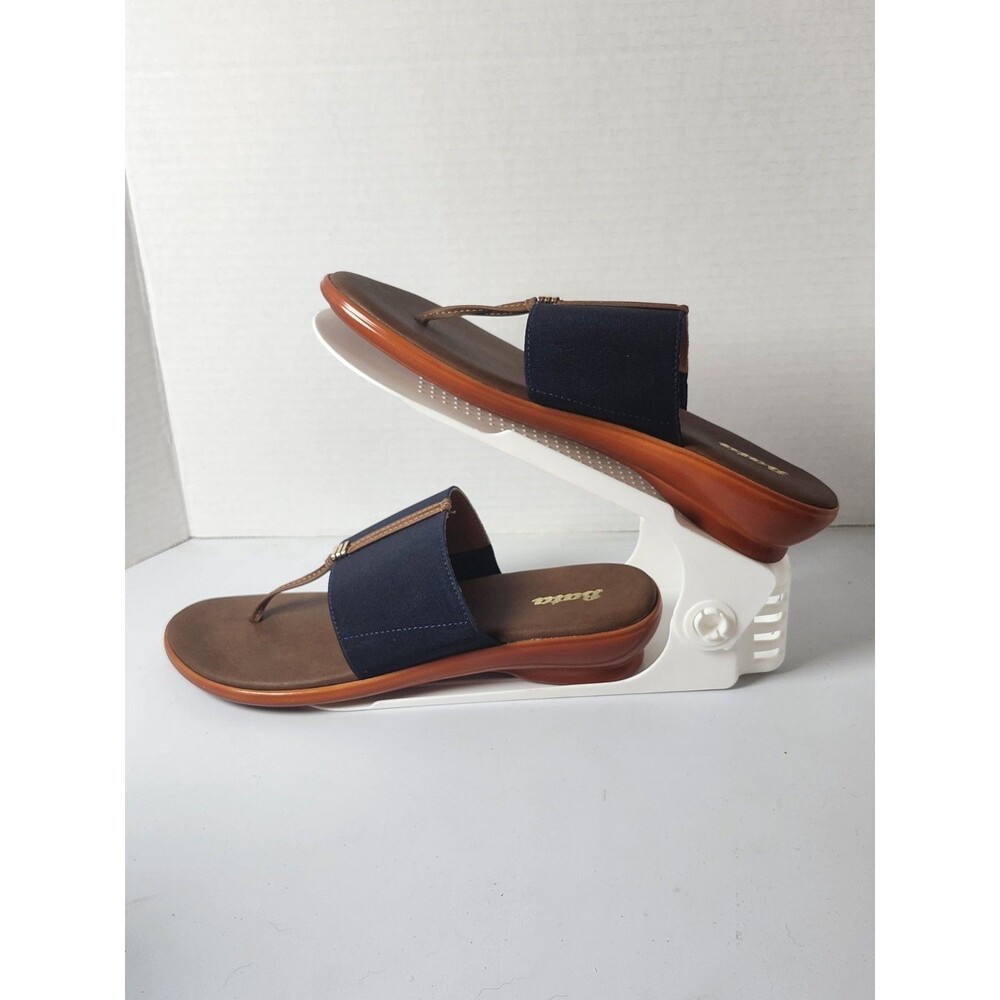 Bata Ella T Strap Sandal Blue Size 5